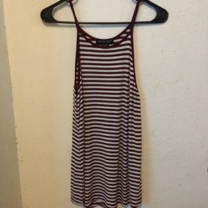 Long stripped tank top
